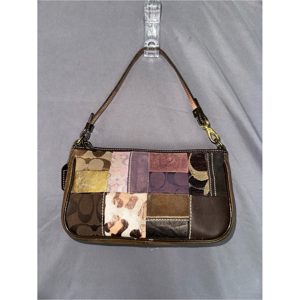 Coach y2k retired shoulder bag patchwork - Picture 2 of 7